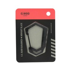 CARGO container D型登山扣, 尺寸 67 x 31 x 4(MM), 重量 22.8g, L(67 x 45 x 5mm), 黑色, 1個