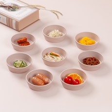 아띠홈 올더플레이트 찬기, 베이지, 8개