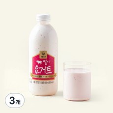 강훈목장 수제요거트 딸기, 1L, 1개입, 3개