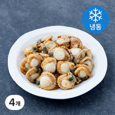 중앙씨푸드 자숙 가리비살 (냉동), 4개, 250g