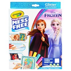 Crayola 繪兒樂 神彩著色套裝 冰雪奇緣 閃亮版, 5色, 1組