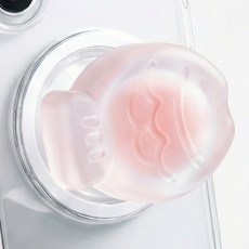 누아트 붕어빵 맥세이프 그립 스마트톡, 핑크, 1개