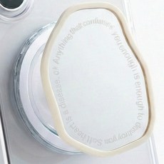 오누 거울 맥세이프 그립 스마트톡, 아이보리, 1개