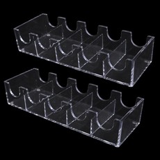 AAHM 高款晶片托盤 100入, 2個, 透明