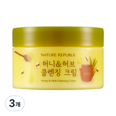 네이처리퍼블릭 허니 앤 허브 클렌징 크림, 215ml, 3개