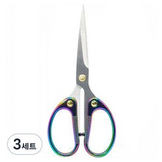 마다꾸미 다용도 스테인리스 가위, 혼합색상(가위), 3세트