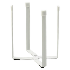 LifeShopping 桌面摺疊收納架 大款(12 x 9 x 21cm 未展開 21 x 13.5 x 3) 375g, 白色, 1個