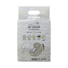 SPARKLES 環保極細豆腐貓砂, 活性碳, 2.5kg, 7L, 1包