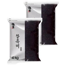 혼식 블랙푸드 찰흑미, 4kg, 2개