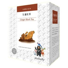 daebete 茶米茶 自然複方 生薑紅茶茶包, 3g, 6包, 1盒
