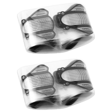 May Brown 指甲延長凝膠指甲透明泡沫 100p, 透明, 2個