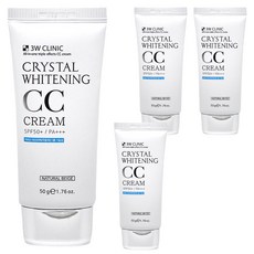 3W CLINIC 晶透亮白CC霜, 4條, Natural Beige, 50g