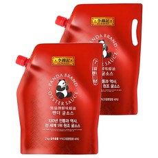 이금기 팬더 굴소스 파우치, 2kg, 2개