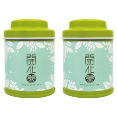 無藏茗茶 工藝花茶 會開花的茶 綠色, 8g, 1罐, 2罐