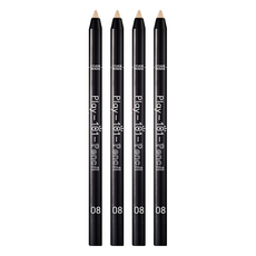 에뛰드 플레이 101 오토 라이너 펜슬 0.5g, 8호 BE104, 4개