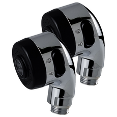 韓國製美髮沙龍用洗髮蓮蓬頭, 鉻色, 2個