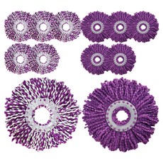 리아오 통돌이용 극세사걸레 리필 2P 랜덤 발송, 6세트