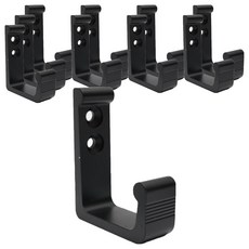 ALLGORR 多型7號衣架小號, 黑色, 10個