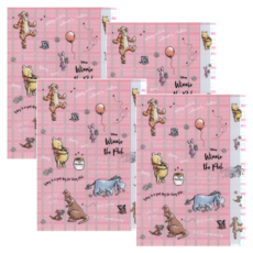 sun-star 小熊維尼95週年 L型A4資料夾, 朋友款, 4個