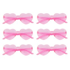 joyparty 自拍派對眼鏡, 愛心粉, 6個