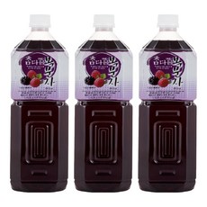 파낙스 참다음 복분자 음료베이스, 1.5L, 3개