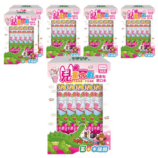 T.KI 白人 鐵齒兒童含氟漱口水隨身包 12ml*16入, 木糖醇, 氟化物, 草莓口味, 無添加人工色素/酒精, 192ml, 6盒