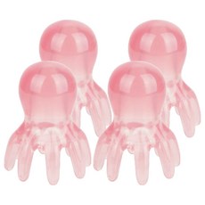 Ssong Kim 頭皮刮痧章魚按摩器, 4個, 單一顏色