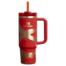 스탠리 퀜처 H2.0 플로우스테이트 텀블러 뱀의 해 에디션, 레드, 887ml, 1개