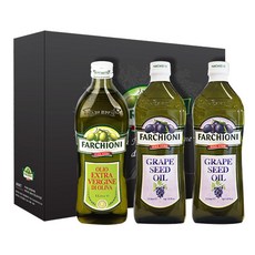 FARCHIONI 法奇歐尼 特級初榨橄欖油 1L + 葡萄籽油 1L x 2p 套組, 1套