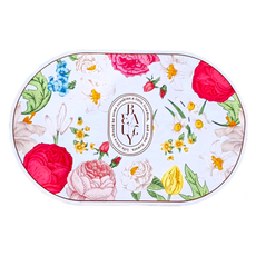 硅藻土地墊 - 米底紅花, 1個