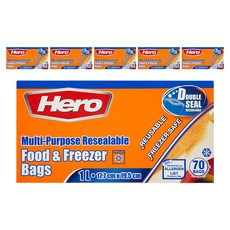 헤로지퍼백, 중(M), 70개입, 6개