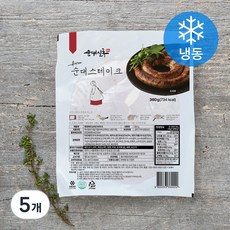 순대실록 육경희의 순대 스테이크 (냉동), 360g, 5개