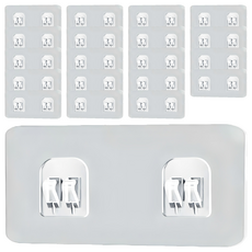 리빙홈디테일 스마트 무타공 접착패드 더블라지, 20개