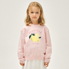 MaritheFrancoisGirbaud 兒童香檸針織棉質套頭衫