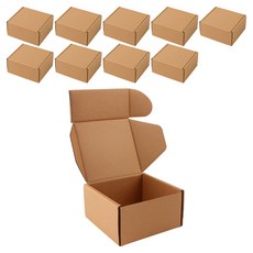 recoz 組裝式牛皮紙禮物盒155 x 155 x 83 mm, 單一顏色, 10個