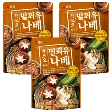 샘표 가쓰오 밀푀유나베 육수, 500g, 3개