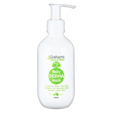 Grahams 珂然 嬰兒舒敏沐浴露 質地輕潤清爽 植物精萃 無添加有害化學成份, 200ml, 1瓶