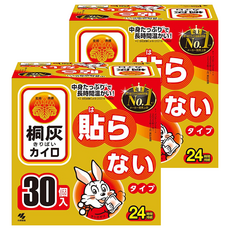 小林製藥 日本桐灰24H手握式暖暖包 Set 日本境內製造 冬季必備, 2盒