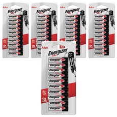 Energizer 勁量 鹼性 Max AA 電池 LR06, 5個, 16入