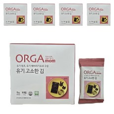 올가홀푸드 유기 고소한 김, 1.5g, 50개