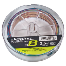 TORAY 東麗 JIGGING 鐵板用PE X8 2.5號 300m 36lb.test, 1個, ラインカラーパターン
