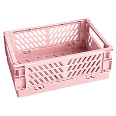 디어모모 책상정리 문구 사무용 품수납 폴딩박스, 핑크, 1단