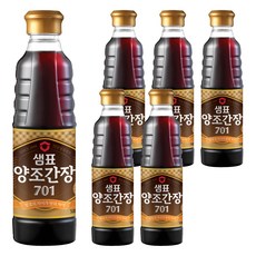 샘표 양조간장 701, 500ml, 6개