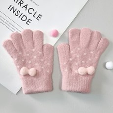 woojooi 雪花毛絨手套