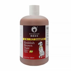 XUEDIAO 雪貂留香 洗毛精 紅棕毛, 500ml, 1瓶