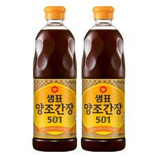샘표 양조간장 501, 860ml, 2개