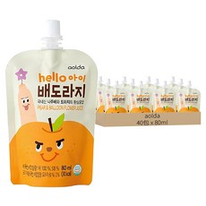 aolda Hello Kids 桔梗水梨口味 80ml 40包