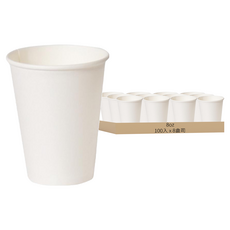 素色紙杯 8oz, 100個, 1組
