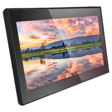 e-kit 逸奇 10吋防刮鏡面數位相框 7.5 x 7.5cm 652g, 黑色