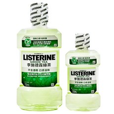 LISTERINE 李施德霖 天然綠茶防蛀護齦漱口水 750ml + 250ml, 1瓶